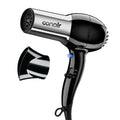 Conair Ionic Hair Dryer with Concentrator Attachment, 1875W, Full Size | Fast-drying blow dryer with various heat and speed settings and a lightweight design for effortless everyday styling