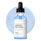 Asterwood Copper Peptides Serum for Face, GHK-Cu Peptide w/Hyaluronic Acid | Topical GHK-Cu with HA, Anti-Aging, Hydrating & Collagen Boosting, Cruelty-Free, 1 Fl Oz