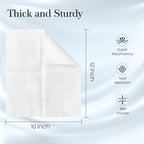 Fygrip 2 Pack of 50 count XL Disposable Face Towels 10” x 12” | 100% Viscose Fibre, Soft & Skin Friendly Face Towelettes Disposable, Facial Tissue Wipes for Women Cleansing