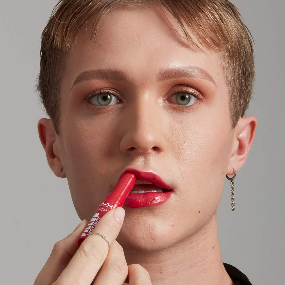 Buy now NYX PROFESSIONAL MAKEUP Filler Instinct Plumping Lip Color, Lip Balm - Juicy Pout (Cherry Red) at indiglob india