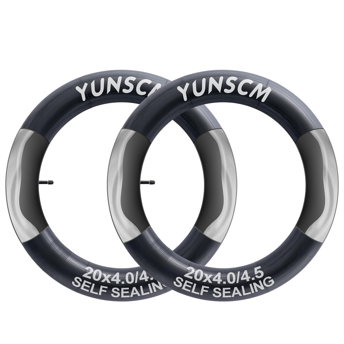 2-PCS 20x4 Self-Sealing Fat Bike Tubes 20x4.0 Puncture Resistant Tubes