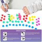 DOSEWART 16 Color Bingo Daubers Washable Bingo Markers Dot Paint Marker Set