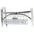 Buy now Drive Medical 10200B Walker Basket, Basket for Folding Walker with Cup Holder, White at indiglob india