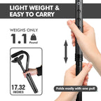 Buy now KINGGEAR F1 Walking Stick, Walking Cane for Women & Men, Self Standing Walkers for Seniors with Wrist Strap, Lightweight & Sturdy Offset EVA Handle and Large Quad Base at indiglob india