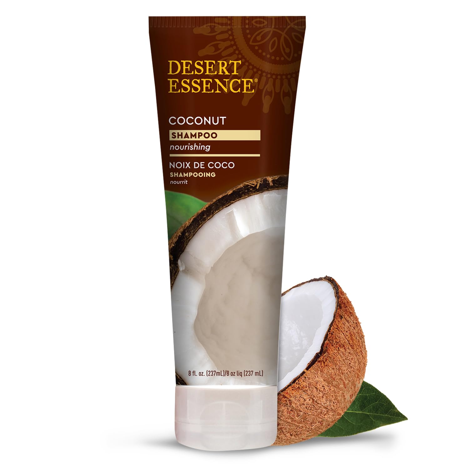 Buy now Desert Essence Coconut Shampoo, 8 fl oz - Gluten Free, Vegan, Paraben Free - Nourishing for Dry Hair with Coconut Oil, Shea Butter, & Hemp Oil - Mousturizes & Smooths Frizz 8 fl oz. Default at indiglob india