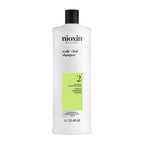 NIOXIN System 2 | Scalp Care | Shampoo | Hair Thickening | For Natural Hair | Scalp Health | For Natural Hair with Progressed Thinning | Cleanse & Boost Hair Density with Niacinamide & Biotin