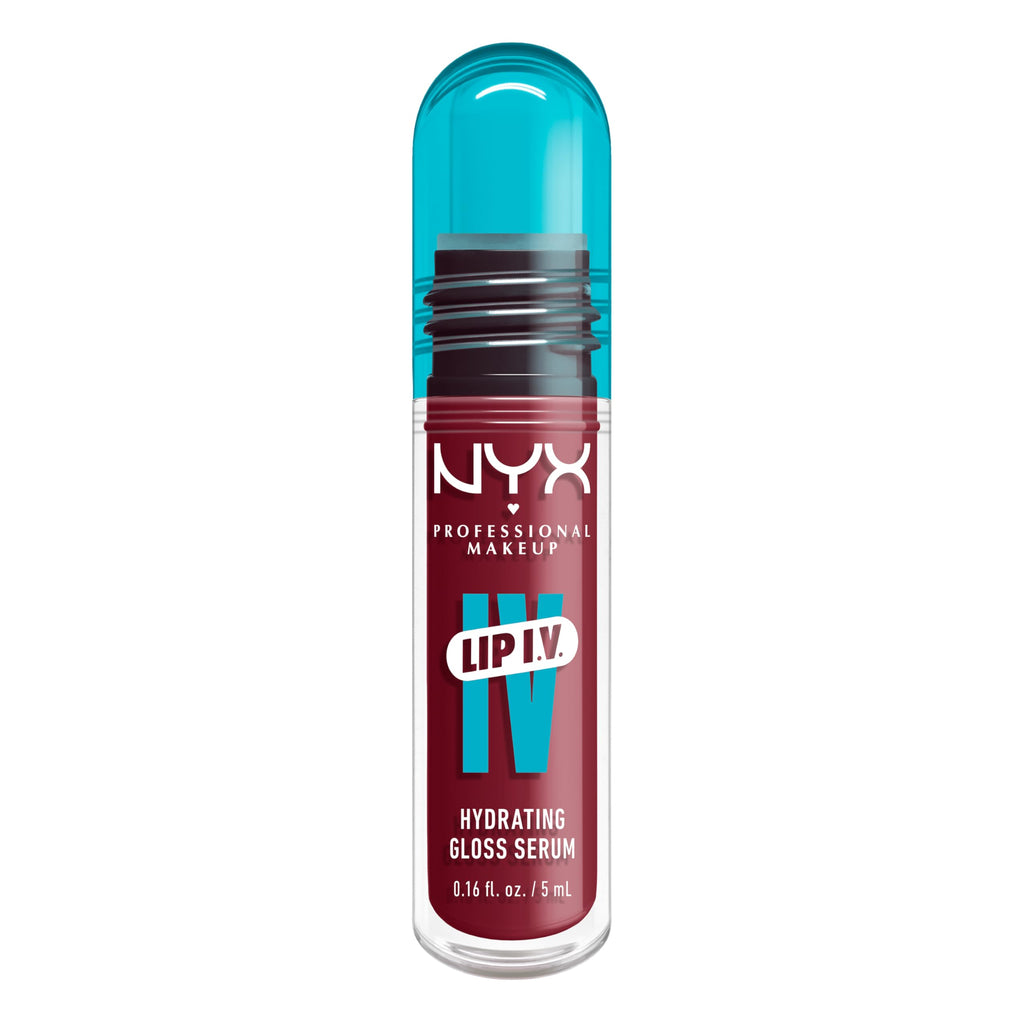 Buy now NYX PROFESSIONAL MAKEUP Lip IV Hydrating Glossy Lip Stain with 12HR Hydration - Drippin In Rose (Pink) at indiglob india
