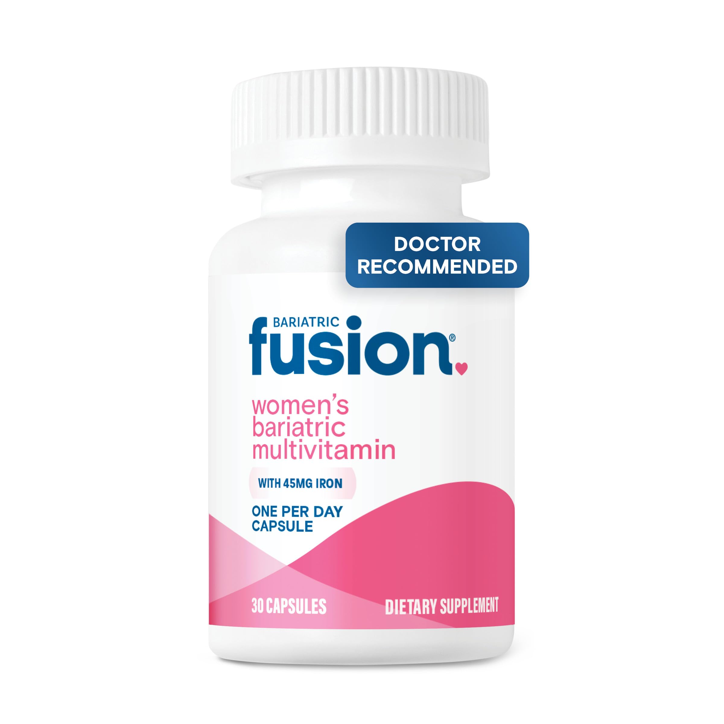 Bariatric Fusion Bariatric Multivitamin with Iron for Women | Hair, Skin and Nails Blend for Hair Loss After Bariatric Surgery & GLP-1 | 30 Capsules | 1 Month Supply