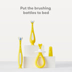 Buy now Frida Baby Training Toothbrush for Babies with Soft Silicone Bristles, Yellow at indiglob india
