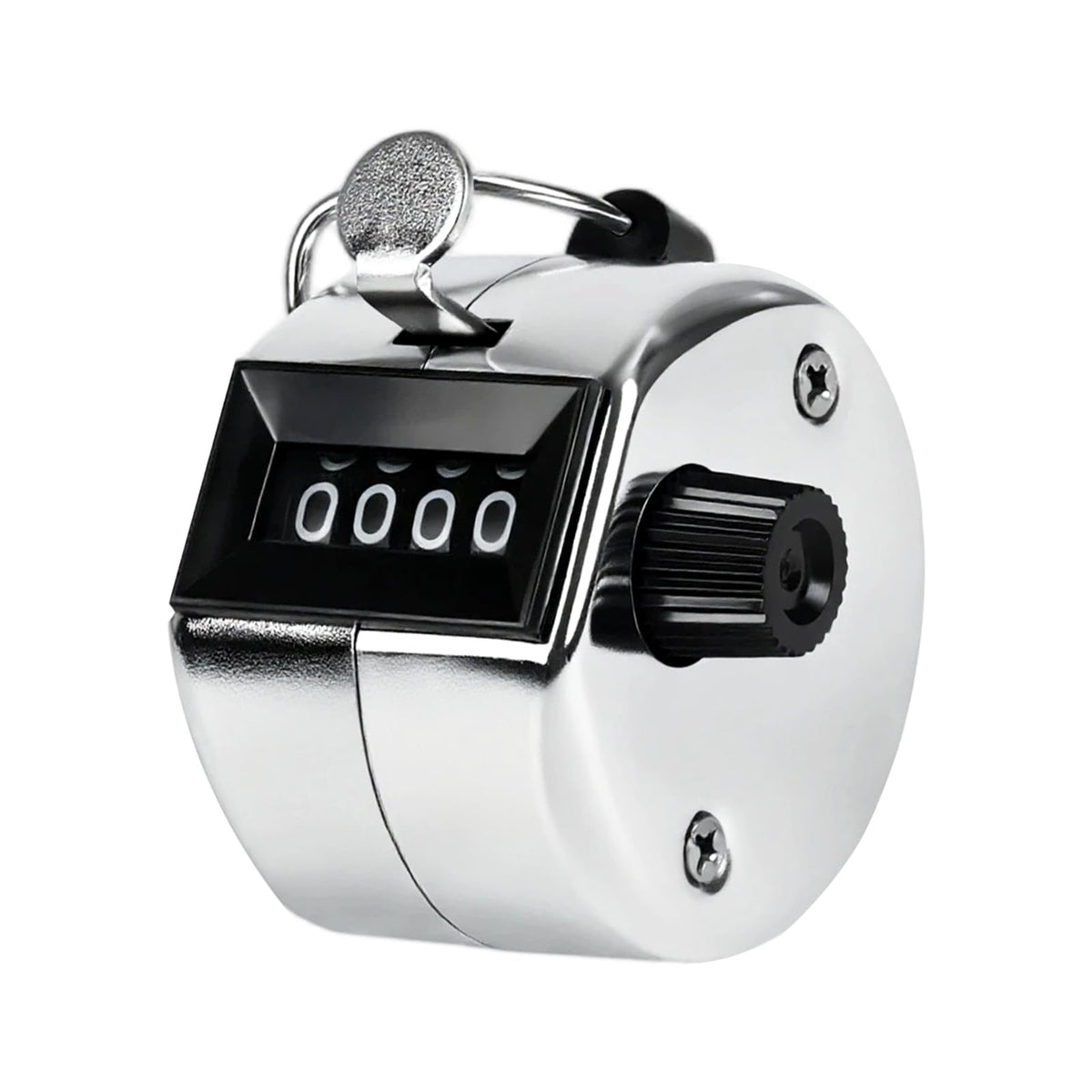 Metal Handheld Tally Counter, Clicker Counter with 4 Digit Display