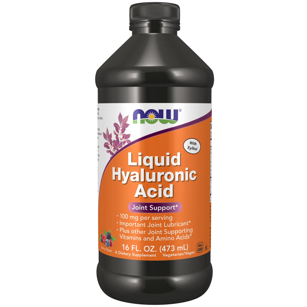 Buy now NOW Foods Supplements, Liquid Hyaluronic Acid, Delicious Berry Flavor, 100 mg Per Serving, 16-Ounce at indiglob india