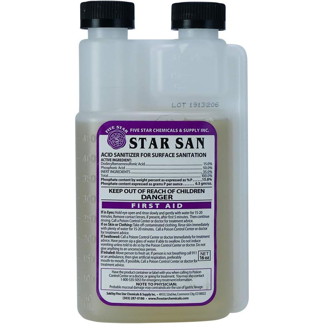 Buy now Five Star - Star San - 16 Ounce - Brew Sanitizer High Foaming Acid Anionic at indiglob india