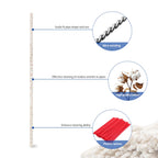 Phinus 300 Pack Pipe Cleaners Pipe, 6-Inch Pipe Cleaners Bulk, Cotton and Plastic Pipe Cleaner, Pipecleaners for Removing Tar & Resin, Pipe Cleaners for Plastic Metal Ceramic Wood Pipe, cream