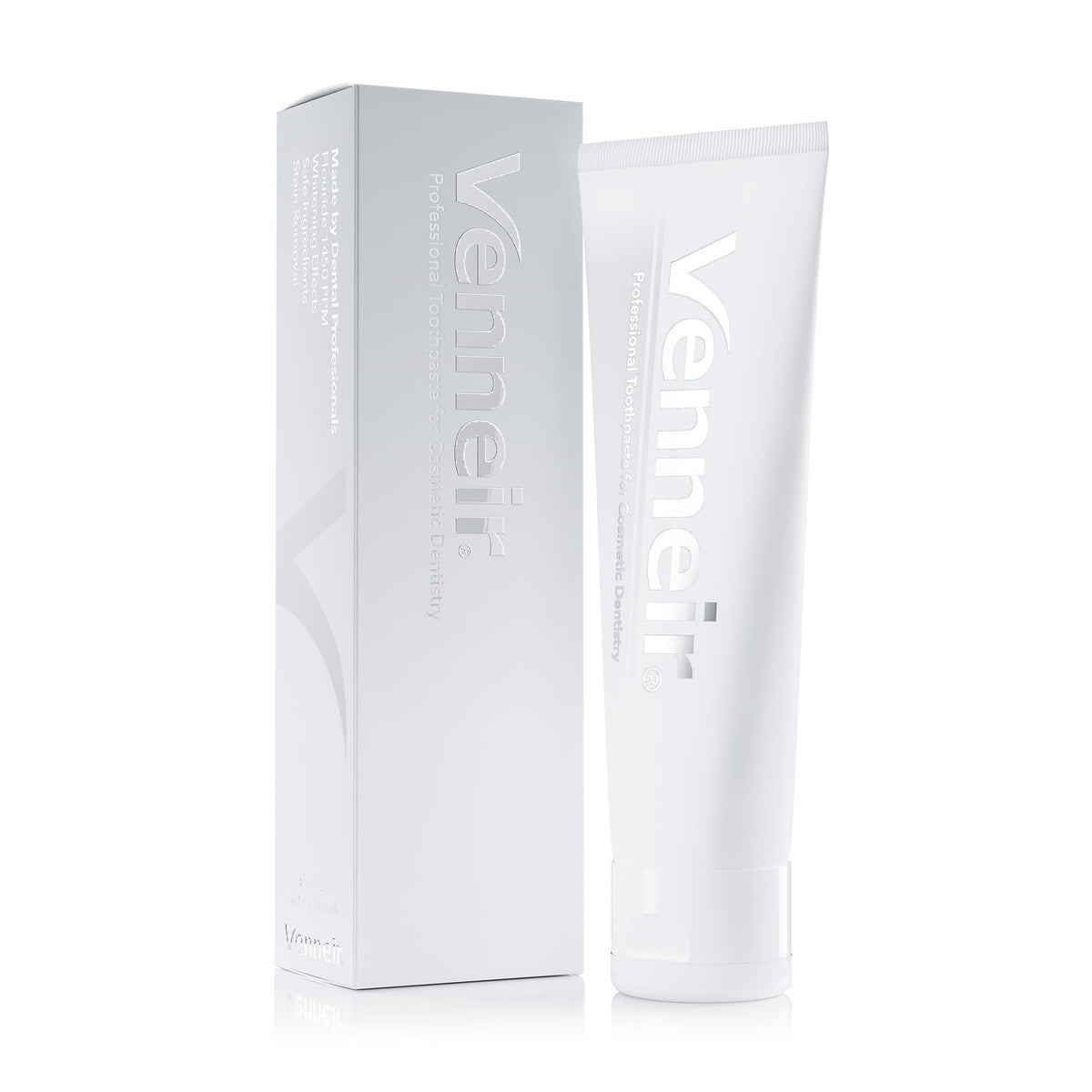 Venneir® Professional Toothpaste for Veneers, Implants, Bondings, Crowns & Sensitive Teeth — Stain Removing, Whitening, Natural, SLS Free, Pro Enamel Repair