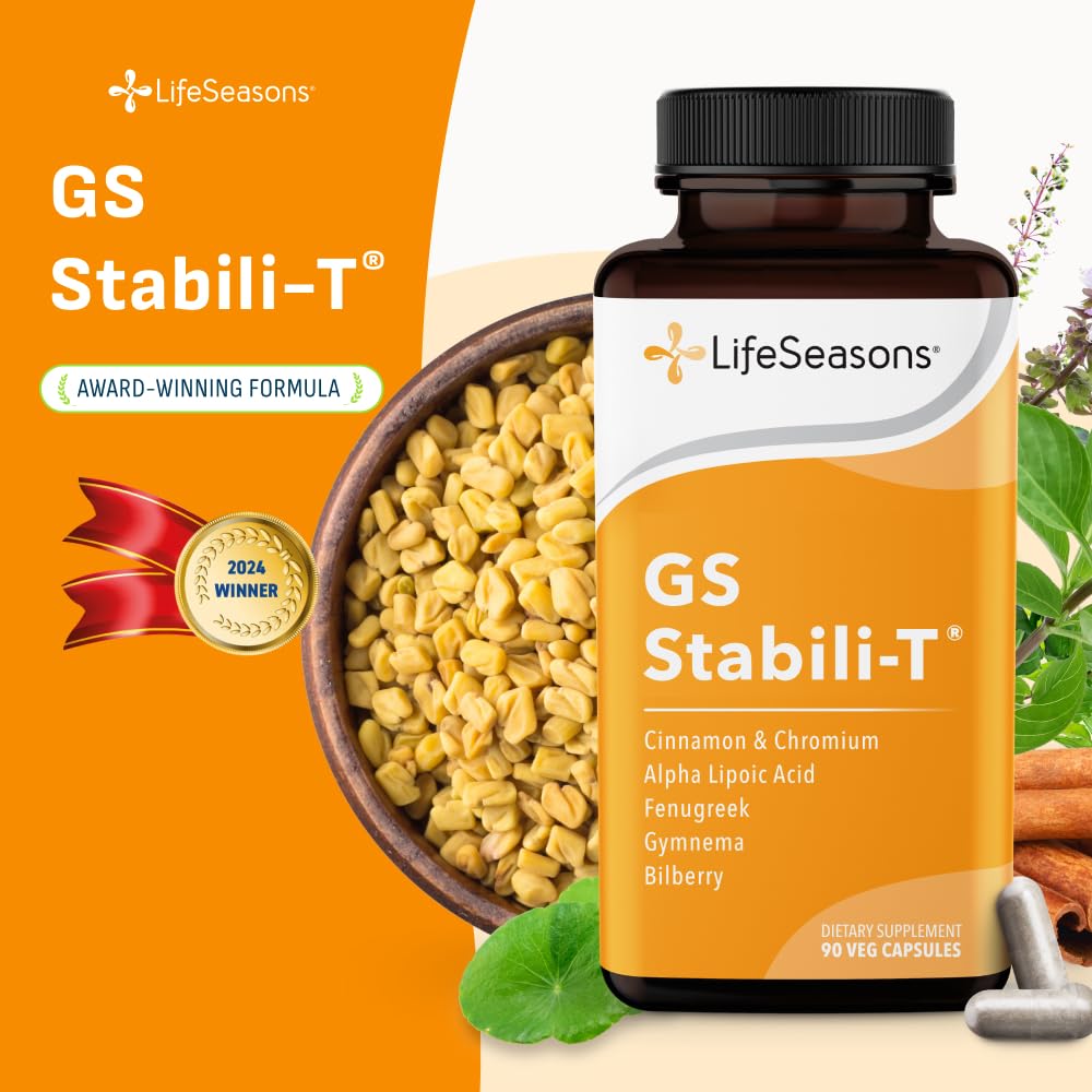 LifeSeasons GS Stabili-T - Blood Sugar Support Supplement - 90 Capsules
