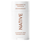 Buy now Native Deodorant Contains Naturally Derived Ingredients, 72 Hour Odor Control | Deodorant for Women and Men, Aluminum Free with Baking Soda, Coconut Oil and Shea Butter | Coconut & Vanilla at indiglob india