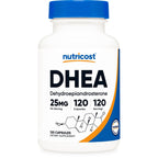 Nutricost DHEA 25mg, 120 Capsules, Gluten-Free, Soy Free Supplement | GMO-Free