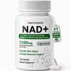 NAD+ Supplement, Liposomal NAD Nicotinamide Riboside Resveratrol 1500 mg - Anti-Aging & Brain Health, Improve Energy - Specifically for Women and Men, 120 Cout