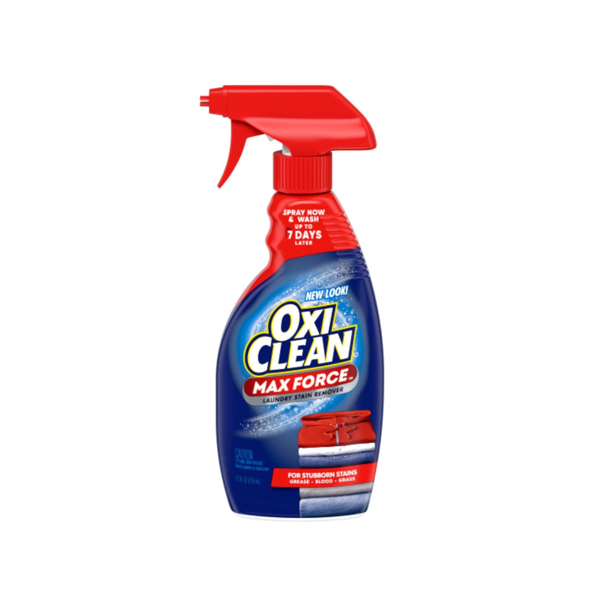 OxiClean Max Force Laundry Stain Remover Spray, 12 fl oz + 48 Fl Oz Refill Bottle Kit 60 Fl Oz Total