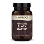 Dr. Mercola Fermented Black Garlic, 60 Capsules (30 Servings) | Supports Immune, Cellular, and Heart Health, with S-Allyl-Cysteine Antioxidant, Non-GMO, Gluten-Free, and Soy-Free