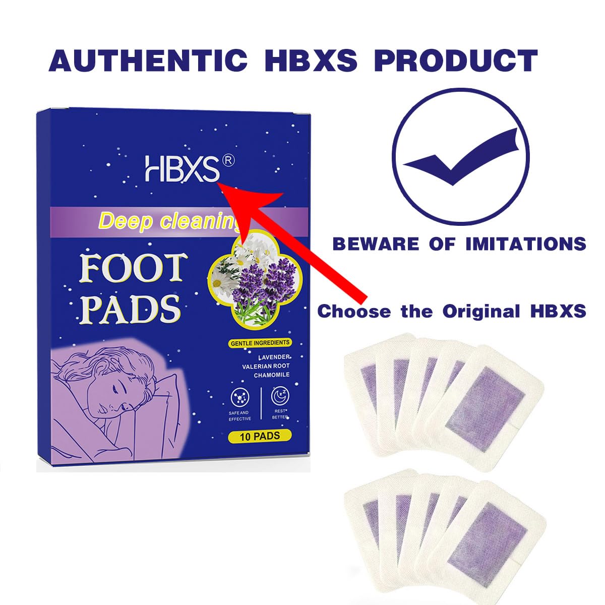 Foot Pads | Traditional Herbal Blend | Easy Nighttime Foot Care | Ready to Use Foot Patches-20 Packs