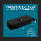 Buy now caseling Stethoscope Case For 3M Littmann Classic III, Lightweight II S.E, Cardiology IV Diagnostic, MDF Acoustica - Hard Case for Medical Tools with Pocket for Nurse Accessories - EVA Nursing Holder at indiglob india