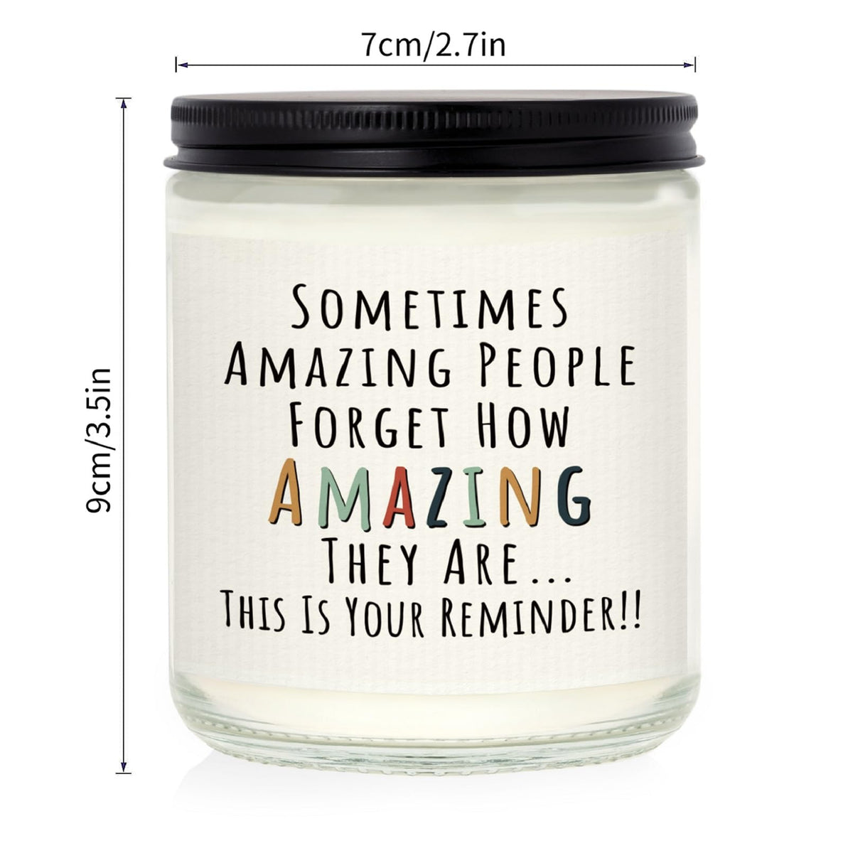 Craftique Gifts for Women, Birthday Gifts for Women- You're Amazing Candle