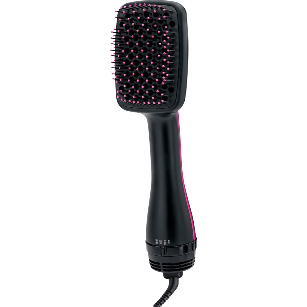 REVLON One-Step Hair Dryer and Styler, All-in-One Hair Brush Straightener for Salon-Quality Smooth & Straight Styles, Black