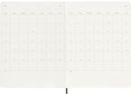Moleskine 2026-27 18-Month Weekly Planner, XL, Black, Softcover
