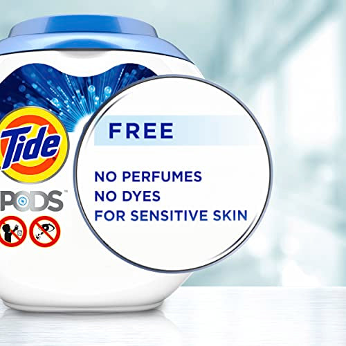 Buy now Tide PODS Ultra Oxi Free and Gentle Laundry Detergent Packs, 57 Count, Hypoallergenic Laundry Detergent Pods at indiglob india