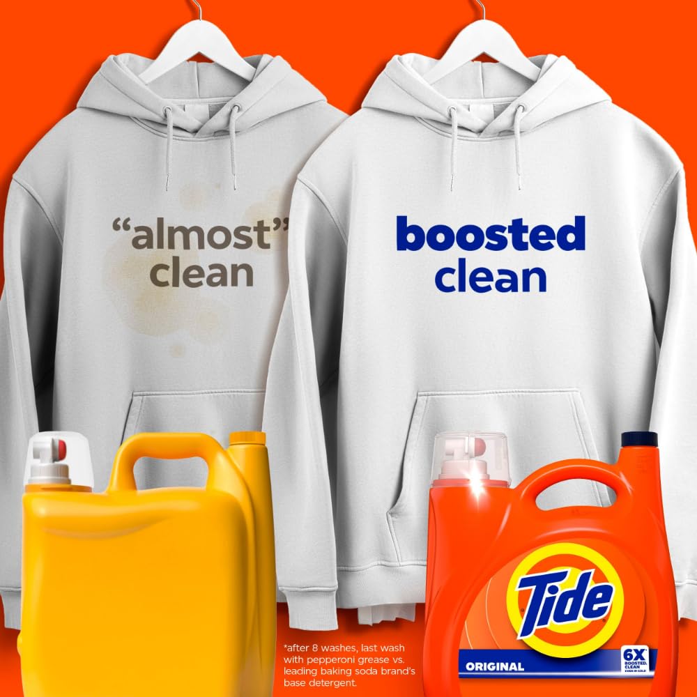 Buy now Tide Laundry Detergent Liquid, Original Scent, 80 Loads, 105 FL OZ, Works on 100% of Common Stains, Laundry Soap, Liquid Laundry Detergent at indiglob india