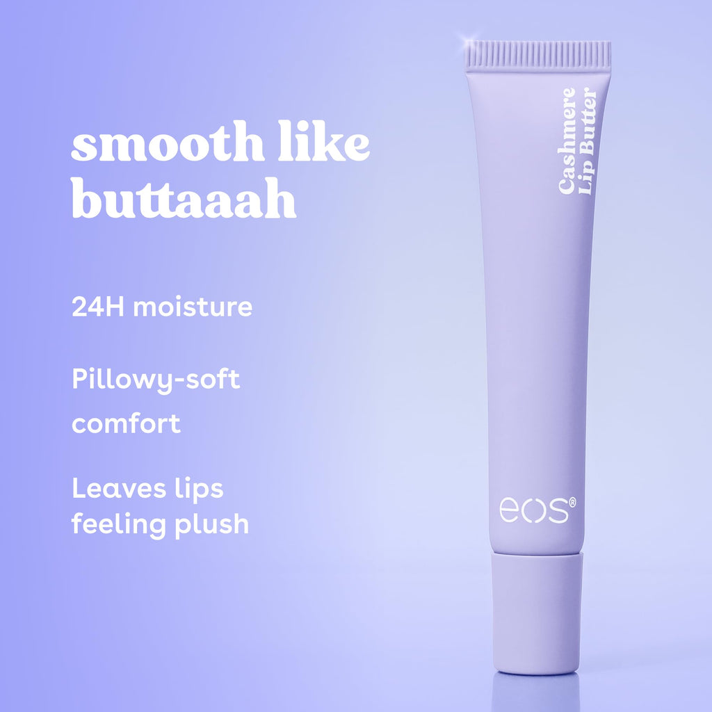 eos Vanilla Cashmere Lip Butter Plumping Peptides Smoothing Shea Butter 0.35 oz