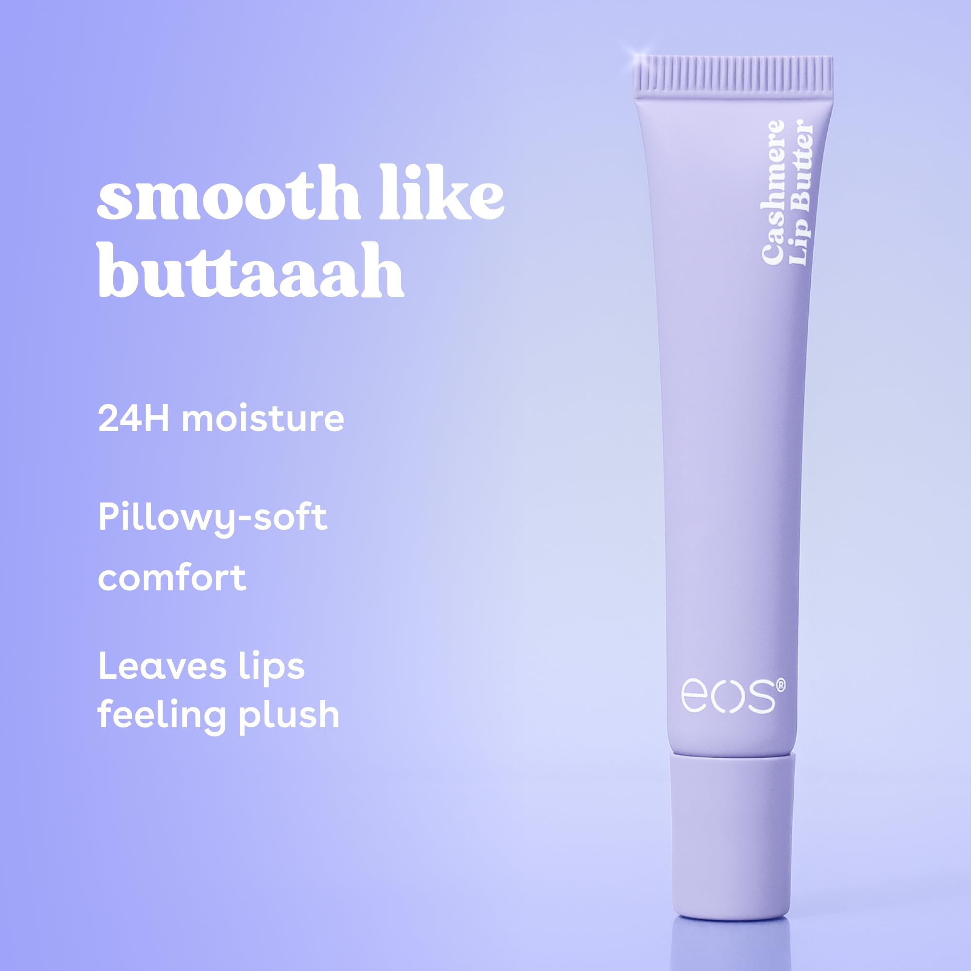 eos Vanilla Cashmere Lip Butter Plumping Peptides Smoothing Shea Butter 0.35 oz