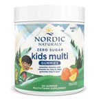 Nordic Naturals Zero Sugar Kids Multi Gummies, Ages 4+ - 120 Count