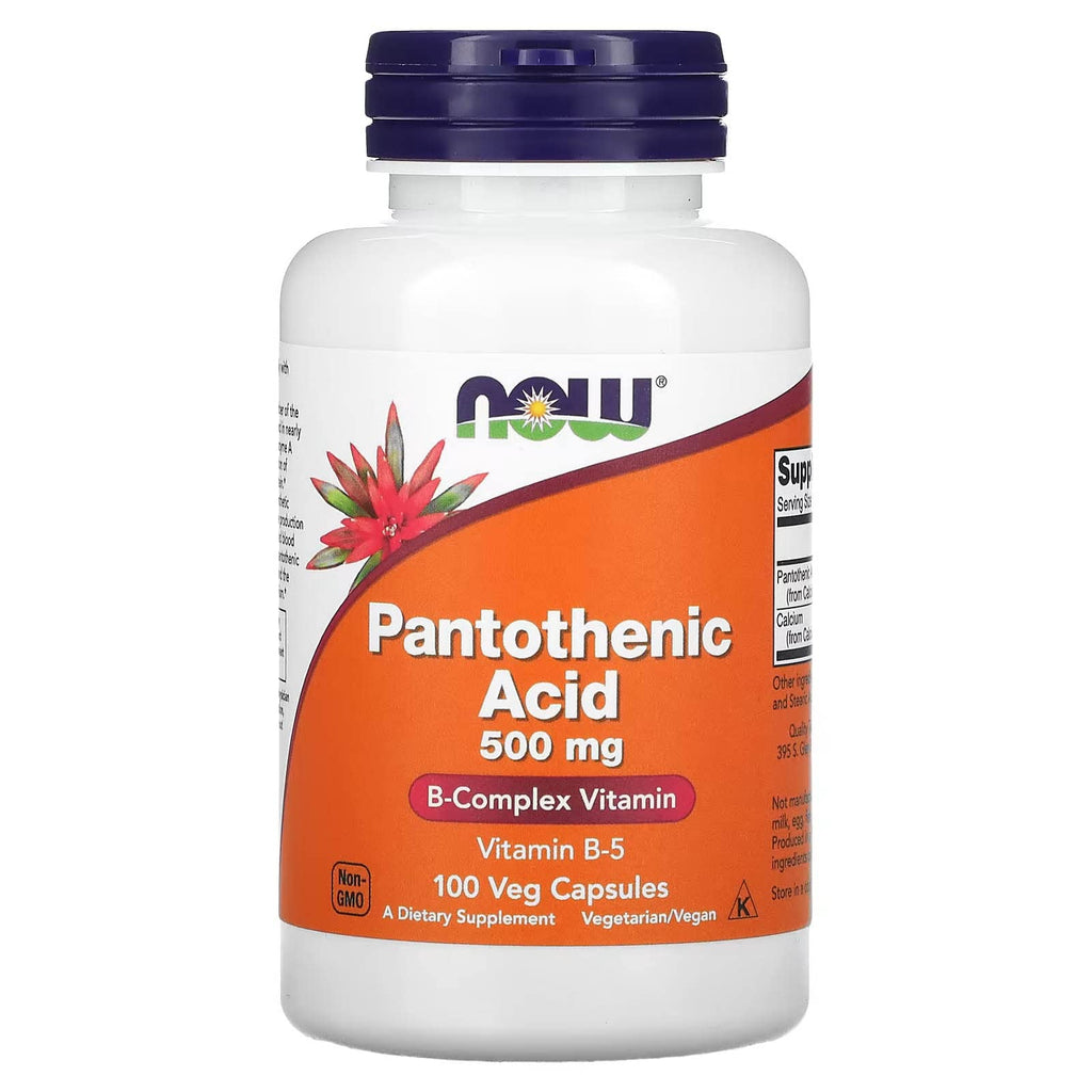 Buy now Now Foods Pantothenic Acid 500mg, 100 Capsules (Pack of 1) at indiglob india