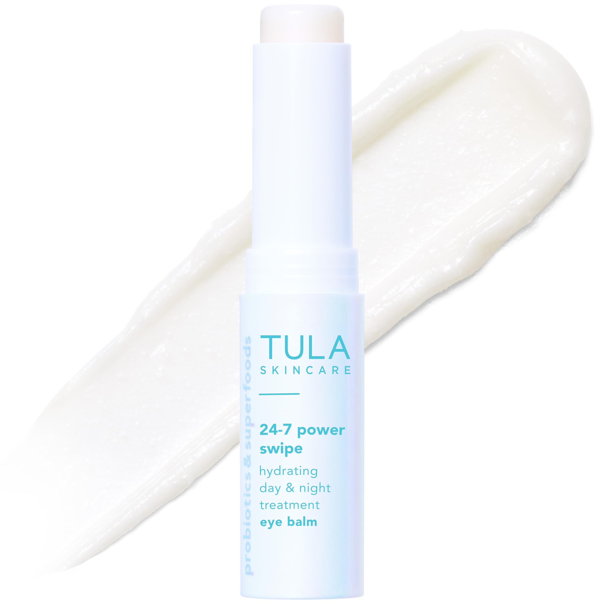 Buy now TULA Skin Care 24-7 Power Swipe Hydrating Eye Balm - Dark Circle Treatment, Instant Brightening, Portable - 0.23oz at indiglob india