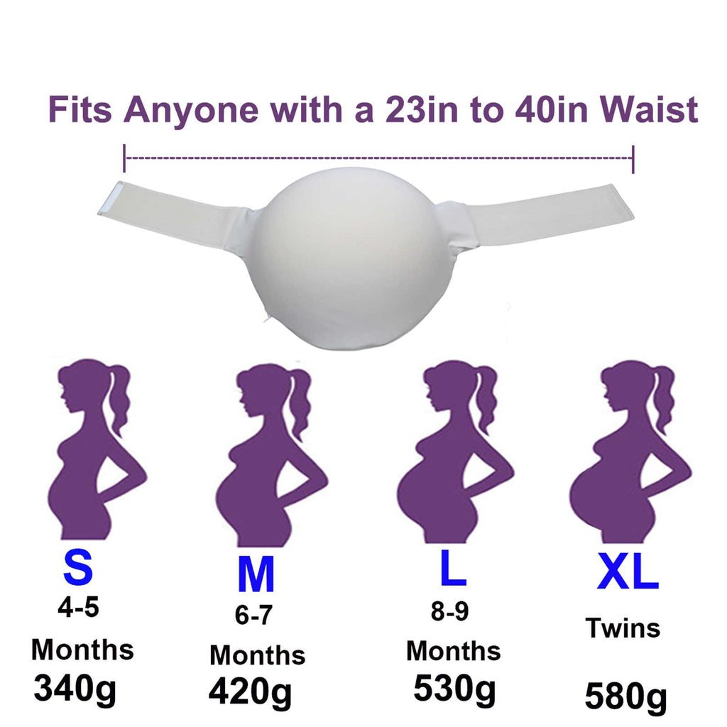 Buy now Fake Pregnancy Belly Fake Belly Bodysuit with Memory Foam Filling Costumes at indiglob india