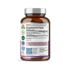 Purity Labs Trans-Resveratrol Supplement 5,000 mg Equivalent per Serving with Quercetin, USDA Organic High Potency Antioxidant, Vegan Capsules, 90 Count
