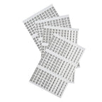 Buy now Klein Tools 56250 Wire Marker Book for Cable Management, Electric Panel Organization Wire Label Stickers, Numbered 1-48 at indiglob india