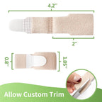 Niupiour Hammer Toe Corrector Buddy Wraps for Broken Toe and Bunion, 8 Pack