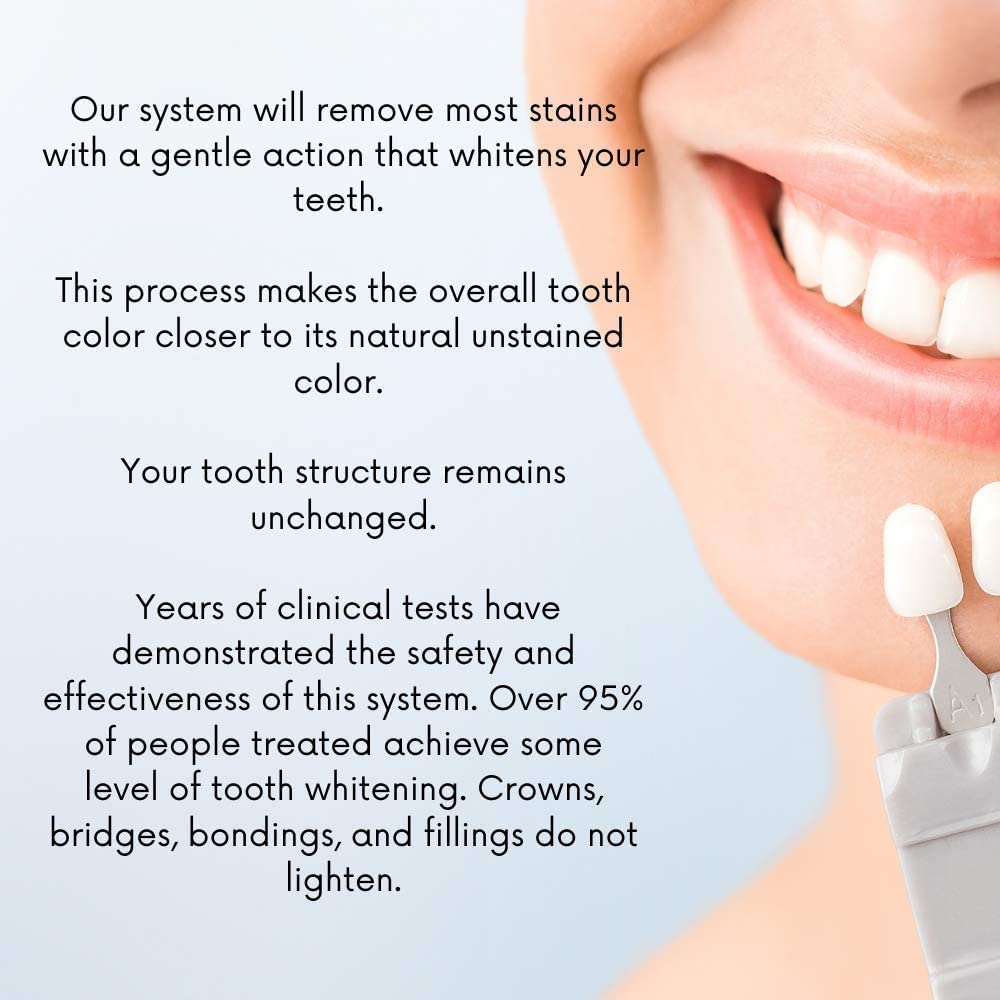 10 Syringes (3ml) New Strongest 44% Carbamide Peroxide Teeth whitening Gel (Mouth Trays NOT Included)