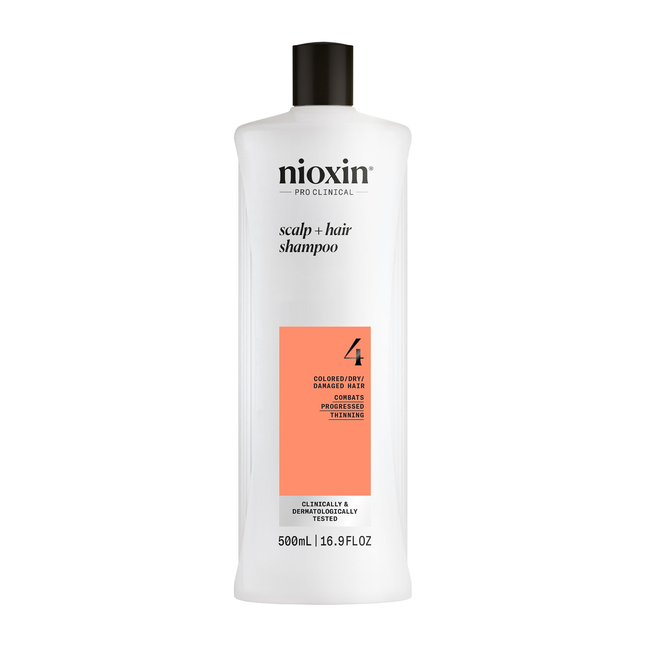 NIOXIN System 4 | Scalp Care | Thickening Shampoo | Colored Damaged Hair | Scalp Health |For Colored, Dry, & Damaged Hair with Progressed Thinning | Maintain Vibrant Color | Cleanse & Boost Hair