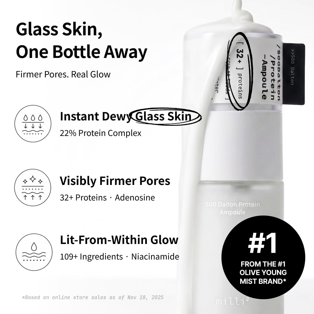 500 Dalton Protein Ampoule Serum with 32 Collagen Peptide Complex at 22.5%