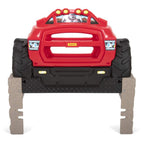 Buy now Simplay3 Monster Truck Headboard, Twin Size Plastic Car Bed Headboard for Kids, Toddlers and Boys with Toy Car Storage - Red, Made in USA at indiglob india