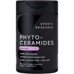 Sports Research® Phytoceramides 350mg w/Ceratiq®, 60 Liquid Caps | Plant-Derived Ceramides for Beauty from Within Skin Hydration | Non-GMO, 60 Servings