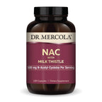 Dr. Mercola NAC with Milk Thistle, 500 mg, 60 Capsules (30 Servings) | Supports Normal Detoxification, Liver, and Cellular Health with Milk Thistle and Broccoli Sprout, Non-GMO, Gluten-Free