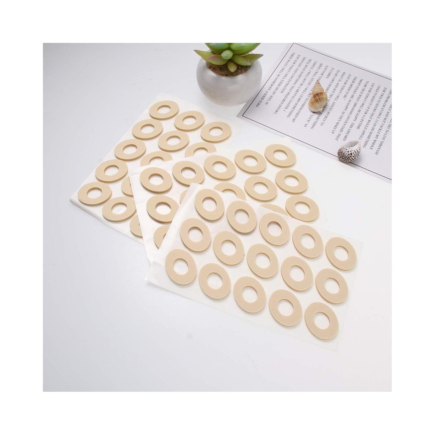 Buy now Healifty Callus Cushions Foam Corn Pads Waterproof Toe Protectors 45Pcs at indiglob india