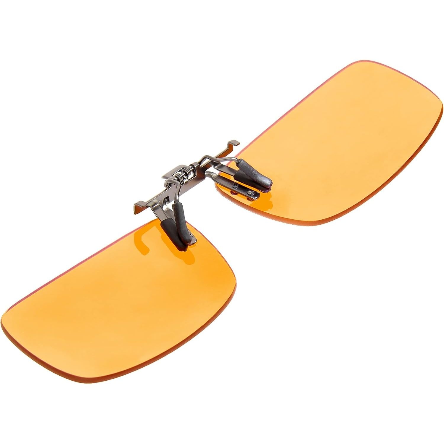 Buy now BRADDELL UV Blue Light Blocking Clip-on Amber Fit over Glasses for Driving Car Headlight Glare and Light Sensitivity at indiglob india