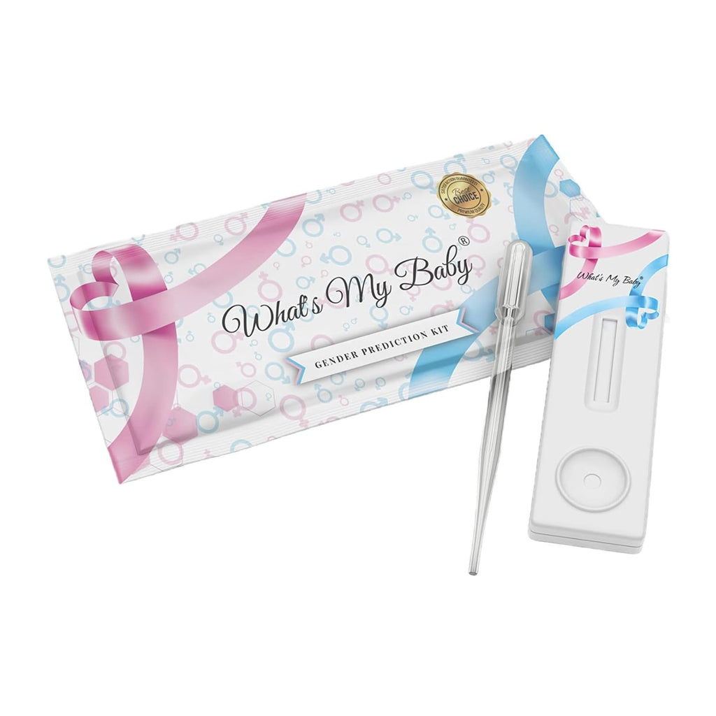 Whats My Baby® Early Gender Test - Reveal if Your Baby is a Girl or Boy from 5 Weeks - Instant Results - Gender Reveal Early Pregnancy Prediction Test Kit