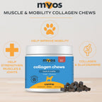 MYOS Canine Muscle & Mobility Chews - Dog Joint Supplement - 60 Count